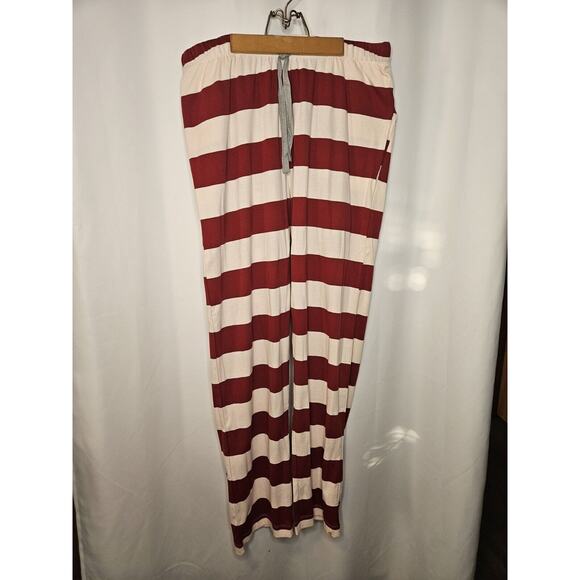 NWT Burt’s Bees Mens Pajamas Loungeware XL Two-Piece Set Henley Top Strip Pant - Picture 4 of 9